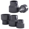 HATOOLHA PVC Reducer Connectors Industrial Grade Thick PVC Pipe Fitting