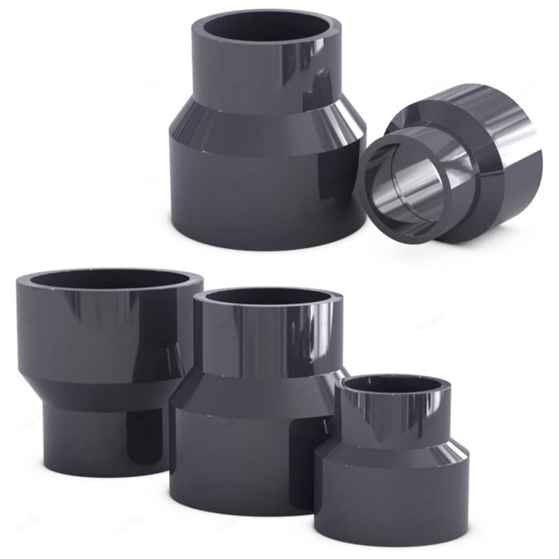 HATOOLHA PVC Reducer Connectors Industrial Grade Thick PVC Pipe Fitting