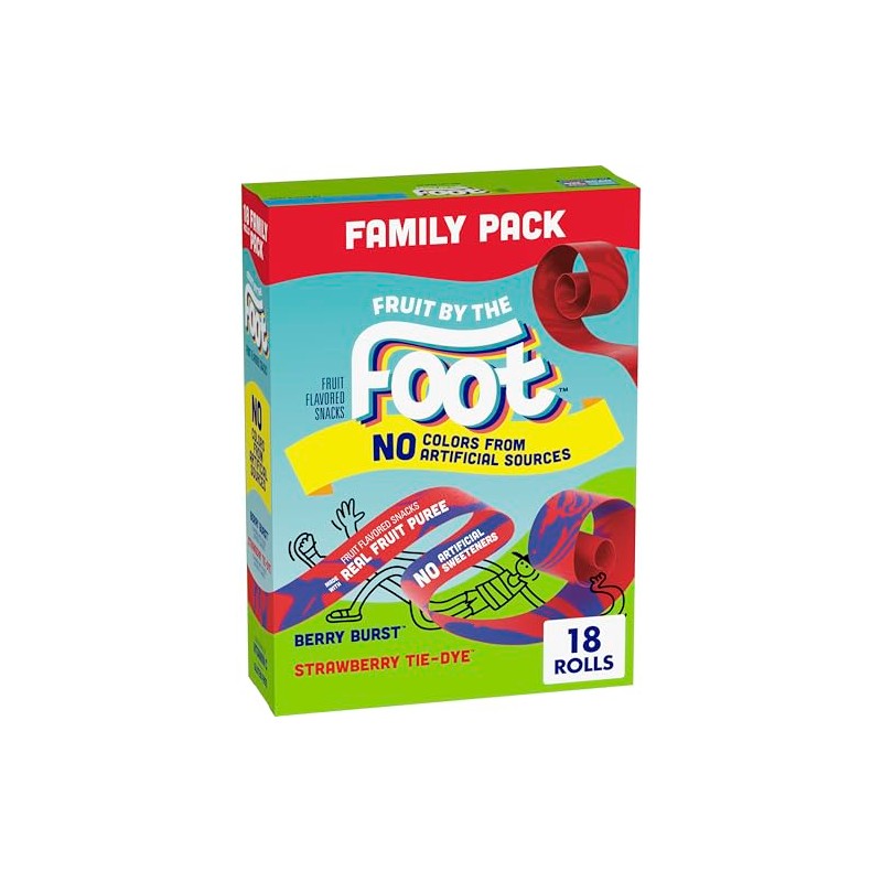 Fruit by the Foot Fruit Flavored Snacks, No Colors from