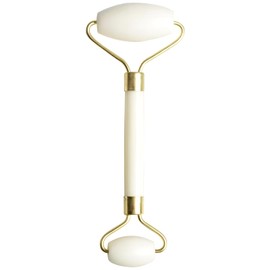 Jade Face Massage Roller Facial Massager Beauty Tool Body Eye Neck Gua Sha Board - Facial Beauty Massager for Skin Tightening, Rejuvenation, and Relaxation