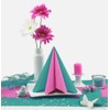 50 Apartina Napkins Fabric-Like Airlaid, Plain, Turquoise, Size 40 x