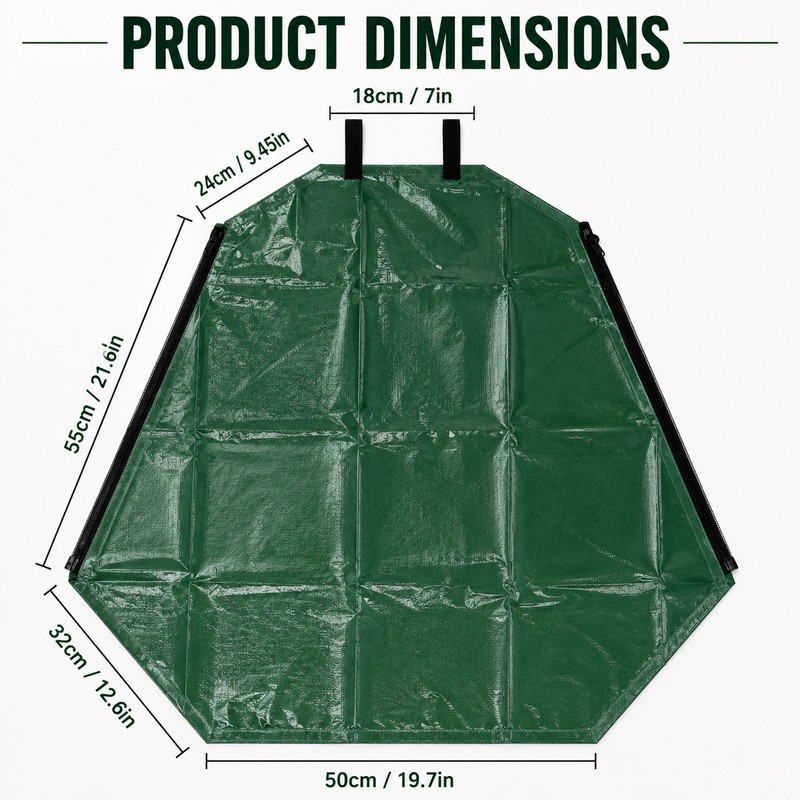 20-Gallon Tree Watering Bag for Slow-Release Irrigation – Reusable PVC