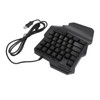 One Handed Gaming Keyboard 7 Color RGB Backlight Ergonomic 35