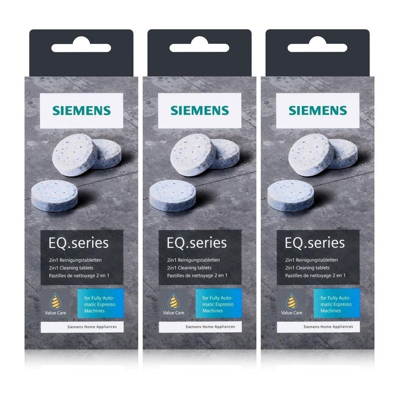 Siemens TZ80001 Cleaning Tablets Pack of 3