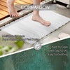 Foldable Stone Bath Mat,Super Absorbent Diatomaceous Earth Mat,24”x 16” Non-Slip