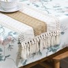 Boho Table Runner, Macrame Fall Table Runner, 12 x 37