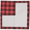 Unique Plaid Lumberjack Beverage Napkins - 5' x 5', 16
