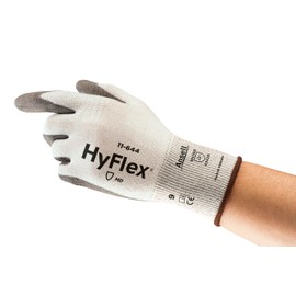 Ansell Hyflex 11-644 Safety Work Gloves Mechanical Protection, Size 8 (M), (12 Pairs)