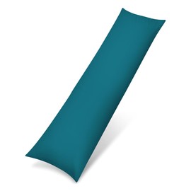 Rohi Bolster Pillow Cases - Soft & Breathable Polycotton Long Pillow Cover - Bolster Pillow Case (5ft (60") Kingsize Bed, Teal)