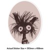 Extra Large 460mm 'Funny Chinese Crested Dog' Permanent Sticker Decal