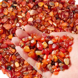 Ruby Pebbles, Polished River Rocks 3 LB, Garden Decorative Rock, Small Gravel Stones for Indoor Outdoor Plants, Succulents, Aquarium, Landscaping, Vases, Fish Tank, Terrarium