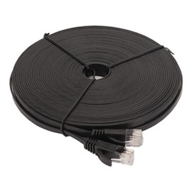 para Cable Ethernet CAT6 de 66 Pies, Cable de Conexión de Computadora de Red de Internet Plano de Alta Velocidad, Puerto RJ45 de 1000Mbps Cable de Red CAT6 Cable Ethernet para