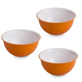 omada Design 3 x Antibacterial Bowls 1.5 Litre Plastic Shatterproof Dishwasher Safe Sanaliving Line