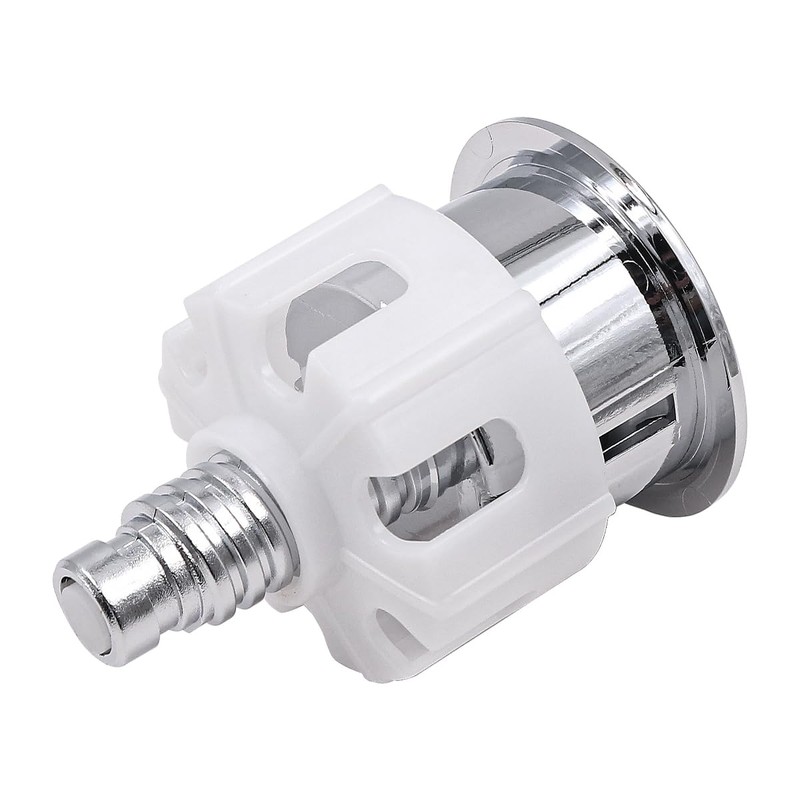 POFET Replacement Toilet Push Button, Round Double Drain Button, Compatible