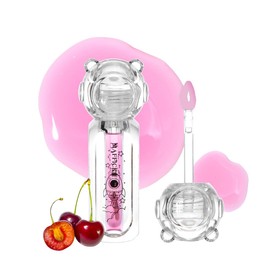 MAFFICK Nourishing Lip Oil- Natural Lip,Reducing Lip Wrinkles, Preventing Dryness and Chapping for Glossier Lips (Cherry)
