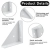 Pack of 4 Angle Corner Brackets, Bed Corner Support Bracket,