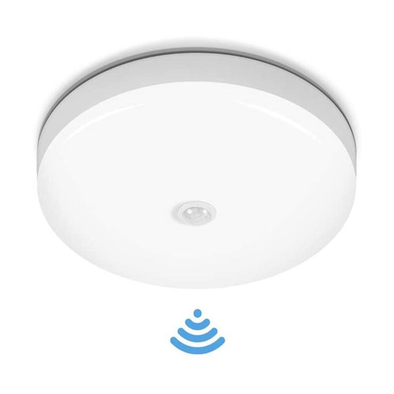 Flush Mount Ceiling Light 12W LED Fixture Motion Sensor Light