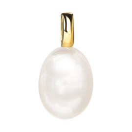 JEVELION Pearl Pendant Gold 333-8 Carat Freshwater Pearl Women's Jewellery, Without chain