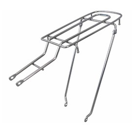 Showa Industries RC-29H/409-41161 Rear Carrier Seat Stop Elevated Floor Carrier, Chrome Plated, For 27 Inches