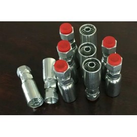 Gator 10 PK FJX-06-08 | 3/8" Hydraulic Hose x 1/2" JIC Female Swivel Fitting- HY, U