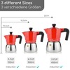 Milu Espresso Maker Suitable for Induction Cookers, 3, 6, 9
