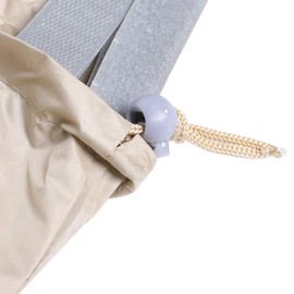 Haofy Fundas para Muebles de Patio, Fundas para Muebles de Jardín Y Patio Fundas de Protección Impermeables para Sillones para Exteriores(Beige)