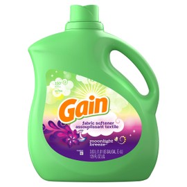Gain Liquid Fabric Softener, Moonlight Breeze Scent, 3.83 L