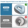 SeiriHelper Massage Pillow Head-Hole, Ergonomic Face Cushion with Removable Cover,