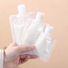 Travel Empty Cosmetic Containers: Transparent Tubes for Liquid, Skin, Lotion, Shampoo Refill Samples (50ml, ur 69) 69 100ml 17ea