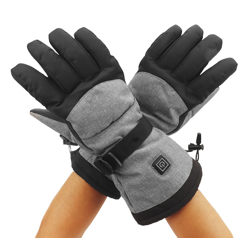 1 Pair Heated Gloves Smart Battery Powered Winter Warm Gloves