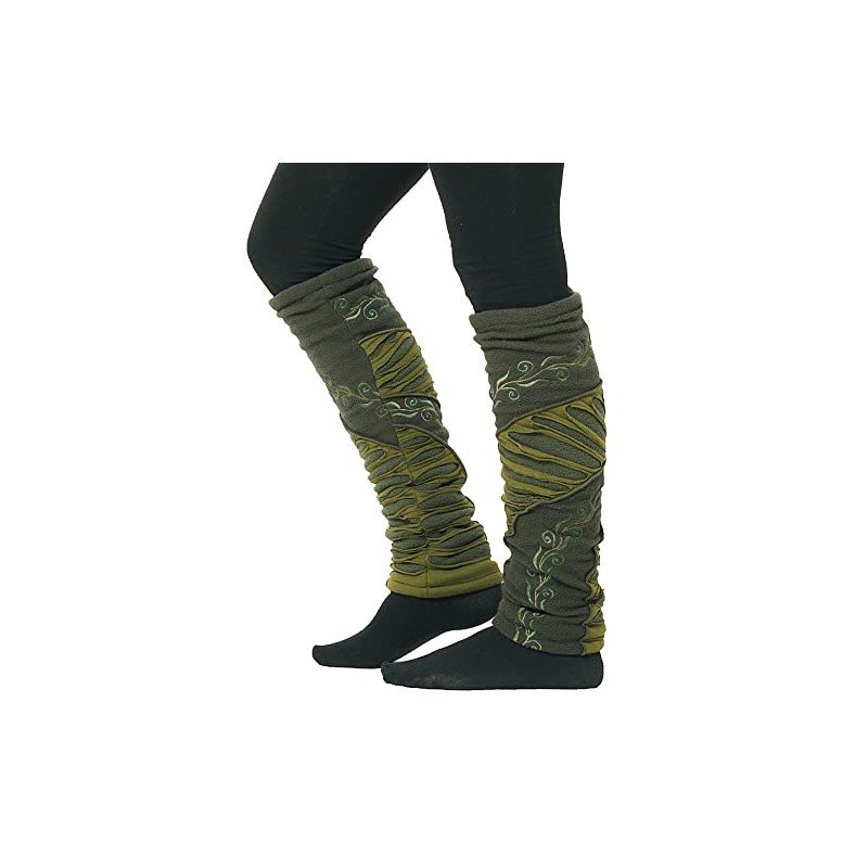 PUREWONDER Women's Leg Warmers Leg Warmers Model No. 26, Green