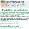 VICTHY Cat Nail Caps and Covers with Glue and Applicators