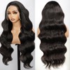 VKVL 14 Inch Body Wave Lace Front Wigs Human Hair