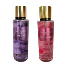 Victoria's Secret 2 Victoria's Secret LOVE SPELL Women Fragrance MIST SPRAY 8.4 OZ+PURE SEDUCTION
