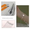 EMSea 500Pcs Jewelry Bracelet Necklaces Set Includes Lobster Clasps Jump