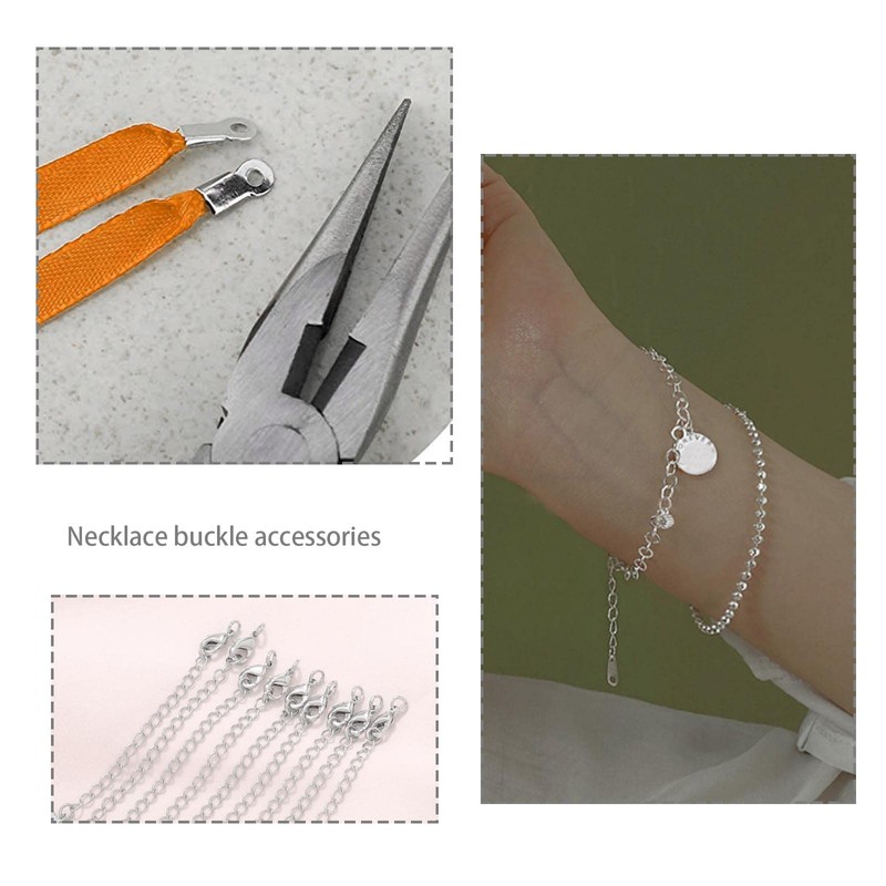 EMSea 500Pcs Jewelry Bracelet Necklaces Set Includes Lobster Clasps Jump