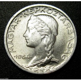 Brilliant Uncirculated 1964 Hungary 5 Filler