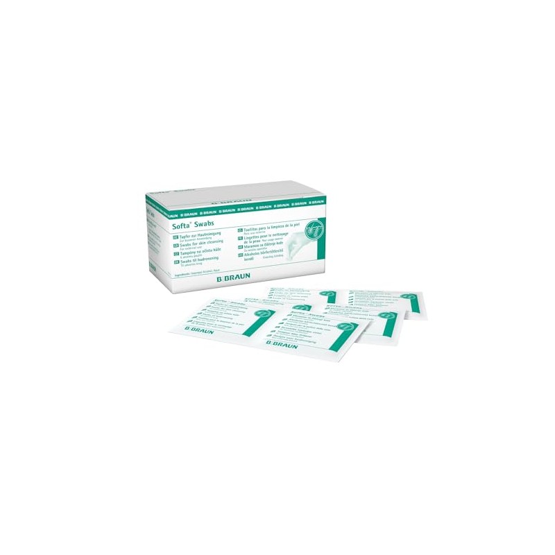 B Braun Alcohol Pads, Pack of 1 (1 x 100