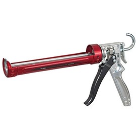 TAJIMA Caulk Gun - 1/10 Gallon (10 oz) Convoy Super 18 Caulking Tool with 18/1 Thrust Ratio & Auto Flow Stop - CNV-100SP18