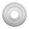HEVSTIL Silver Ceiling Medallion PU Ceiling Medallion for Light Fixtures