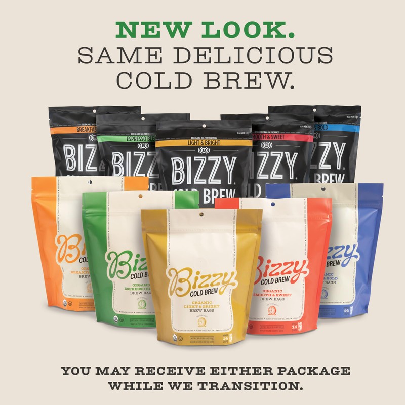 Bizzy Organic Cold Brew Coffee | Dark & Bold Blend