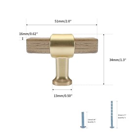 Evionlin （2 Pack Rovere ） Wooden Drawer Pulls Beech Wood Drawer Handles Wood Hardware for Cabinets Dressers Wood Cabinet knobs Wooden knobs for cabinets and Drawers