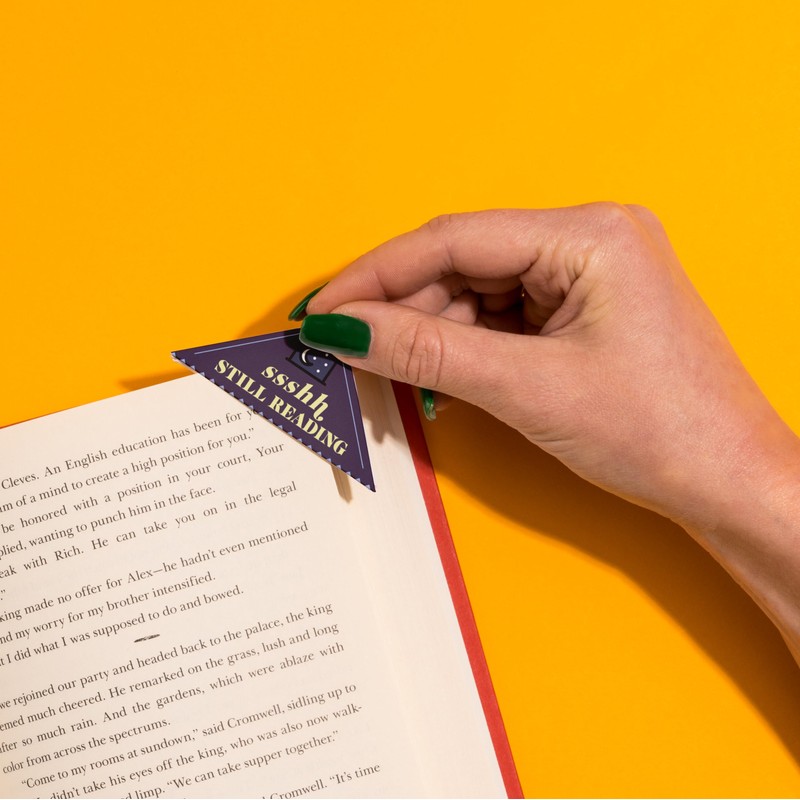 Knock Knock Book Lovers Bookmark Corners, Set of 3 Unique