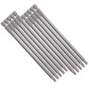 Gasea 10pcs 150mm 1/4" Hex Shank Long Magnetic Square Head