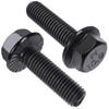 VGBUY M10-1.5 x 35mm Flanged Hex Head Bolts,Class 10.9 Black