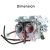 Motorcycle Carburetor Dual Carb Assy Replacement for Honda CA250 CMX250C