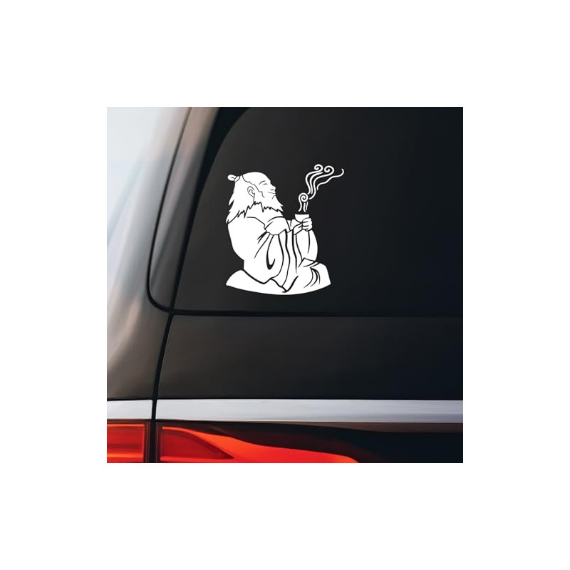 ATLA Uncle Iroh with Tea Sticker Decal Notebook Car Laptop