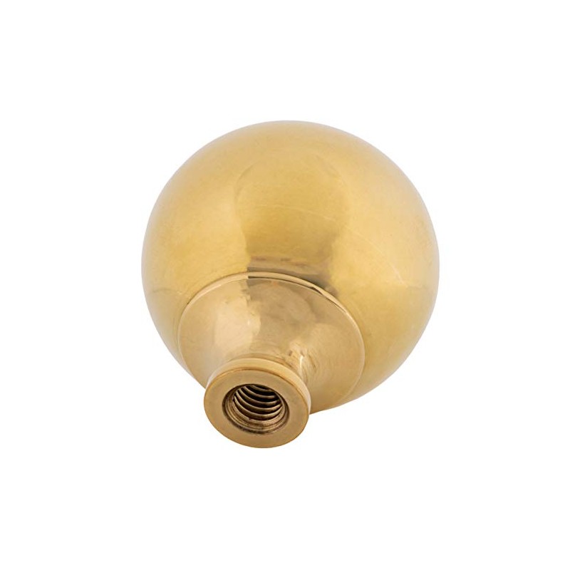 Polished Brass Ball Bed Post Finials | Diameter: 1 3/4"