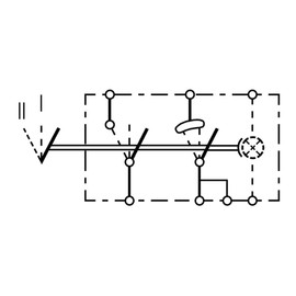 HELLA 6RH 004 570-671 Switch - Flip Switch Control - Equipment Vart.: II+I-0 - Number of connectors: 7 - with comfort function