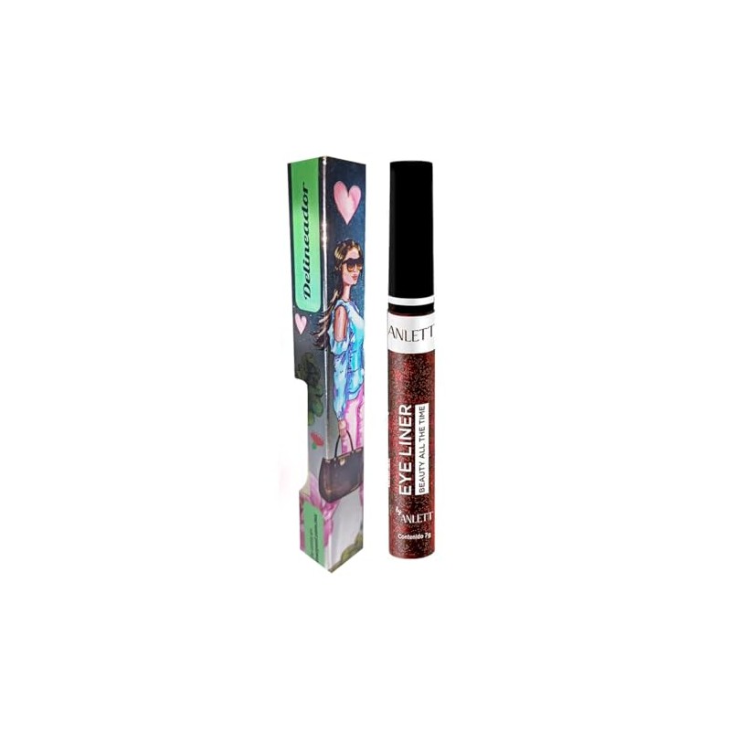 Kit delineador Anlett con 6 piezas #5 multicolor cont. Por